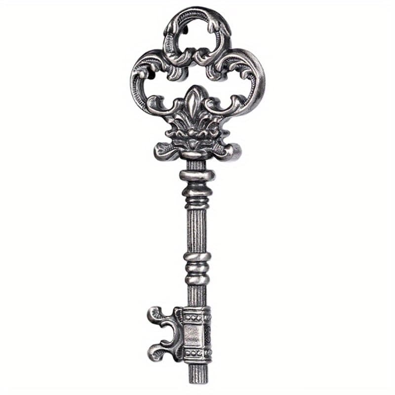 TEMU Vintage Pendant Creative Gift Baroque Key Necklace Pendant European Classical Literary Sweater Chain