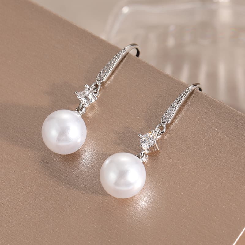 TEMU Elegant Retro Pendant Earrings, Sparkling And Exquisite Accessories For Women's Wedding Banquets