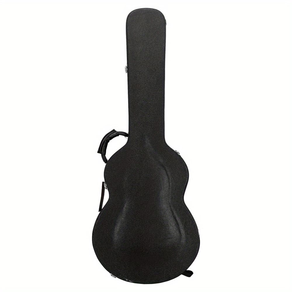 TEMU High-end Fine-grain Faux Leather Hard Case For 335 Style Semi-hollow & Electric Guitar