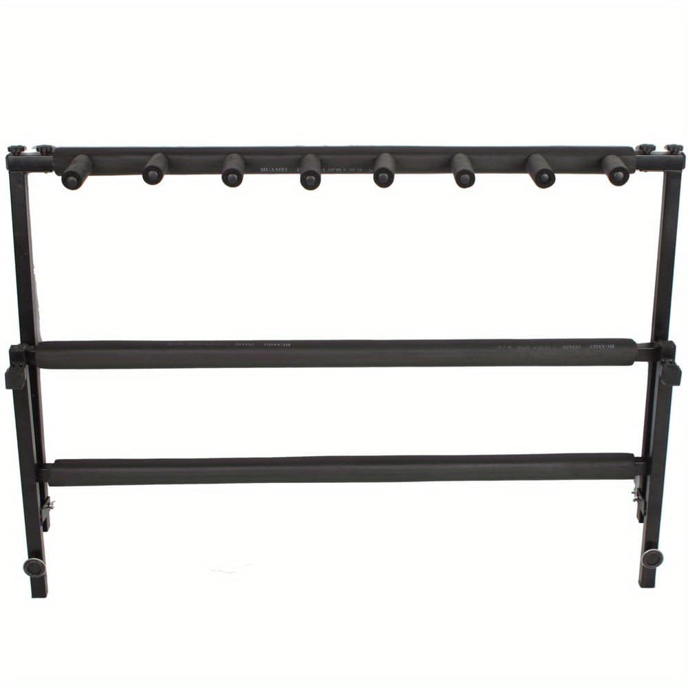 TEMU Heavy-duty Rack Style Guitar & Stand - Sturdy Construction With Multiple , Space-saving , Non-slip Base - Compatible With Electric, Acoustic, Guitars - Ideal For Home ,