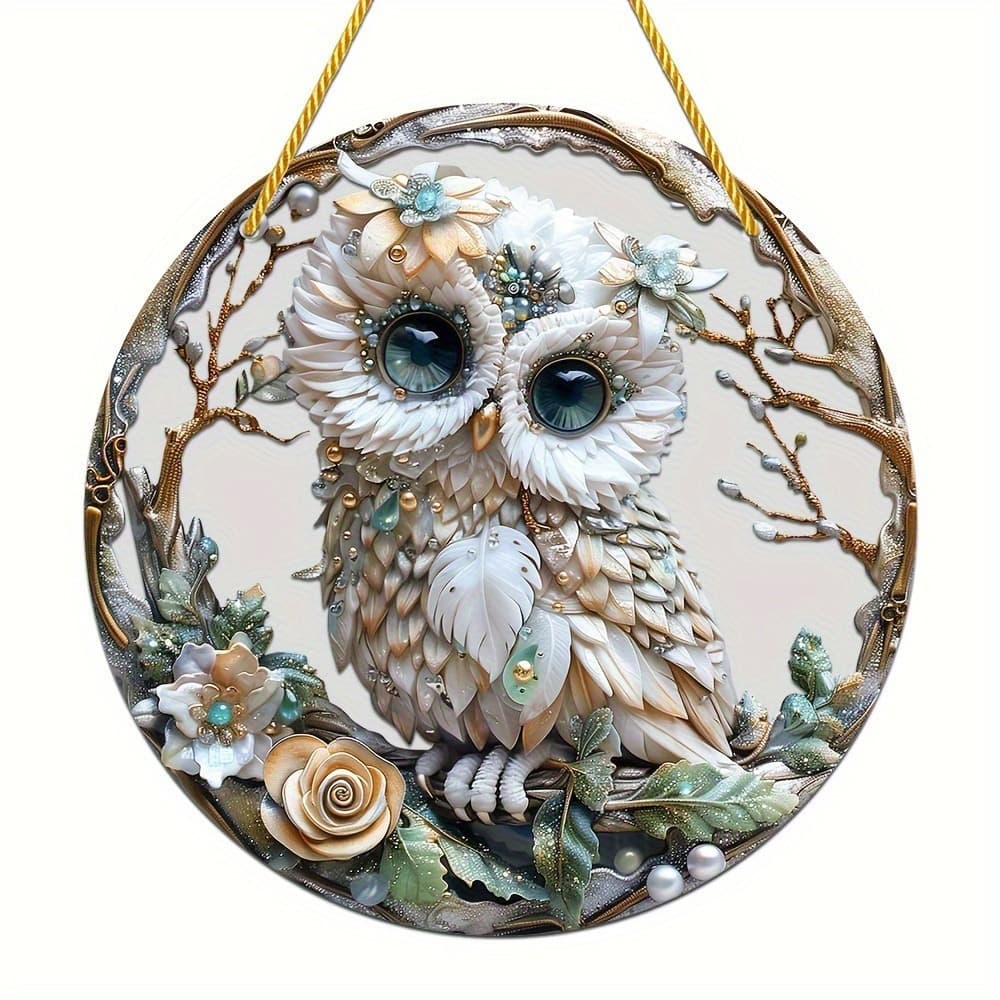 TEMU 1pc Sun Catcher Round Wall Art Whimsical Home And Outdoor Decor Perfect For Living Room Bedroom Gift For