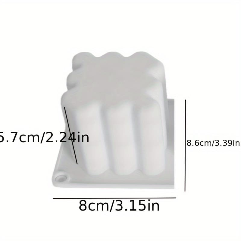 TEMU 1pc Heart-shaped Silicone Mold For Valentine's Day Candles, Diy Love Candle Decoration Mold