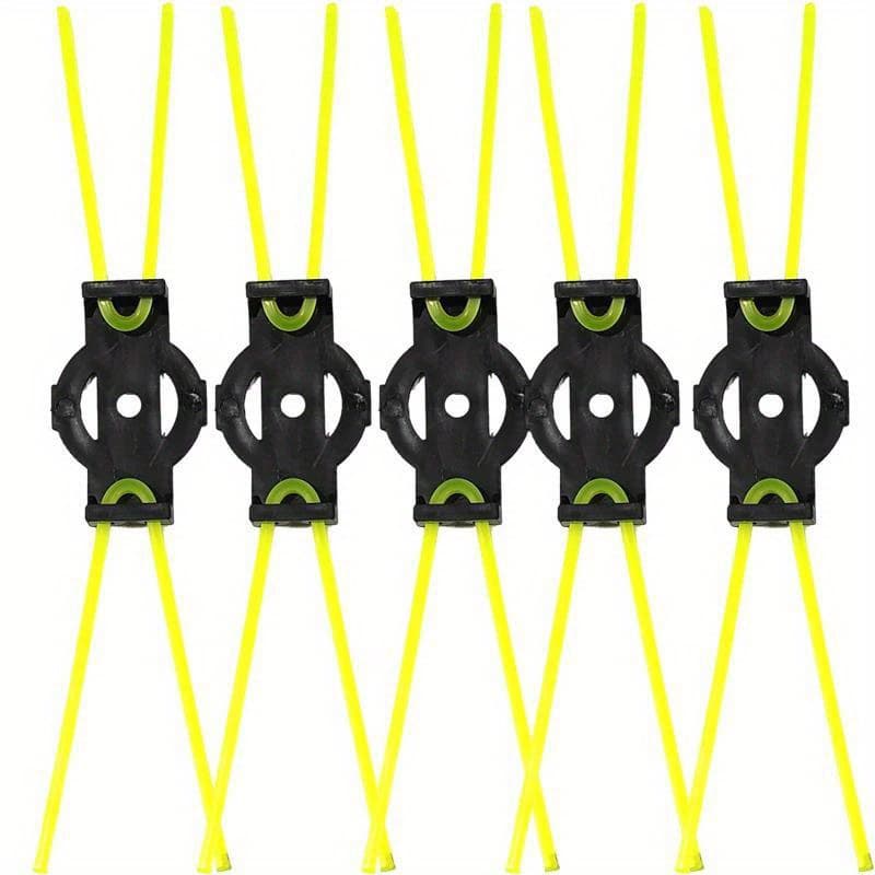 TEMU A Set Of 5pcs -powered Lawn Mower Straw Rope Set, , Durable Weeder Head, Suitable For Lawn Care And Gardening Additions