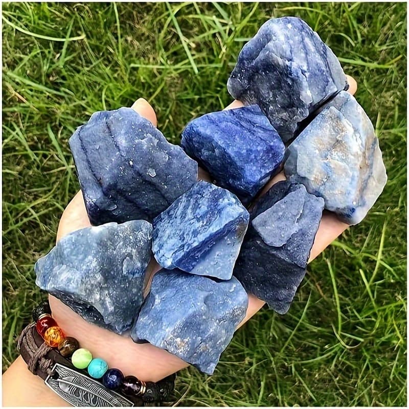 TEMU 1.2lb/550g Aventurine | Vibrant Sparkling Gemstone Specimens For Mineral Collecting, Jewelry Crafting & Geode Decor | Bulk Rough Stones, Diy Lapidary Supplies & Stem Kit