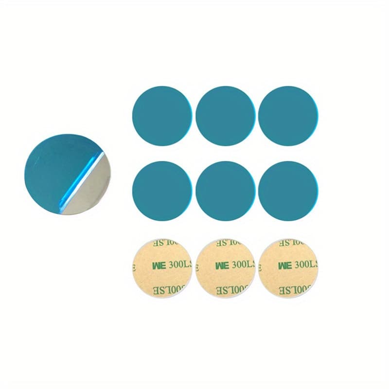 TEMU 30pcs Magnetic Disk Phone Stand Magnet Metal Plate Car Phone Holder Metal Plate Iron Sheets For Magnetic Car Phone Holder