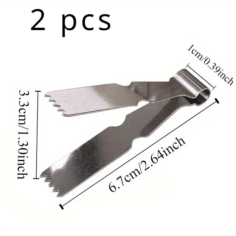 TEMU 2/5pcs Stainless Steel Pastry Tongs - Professional Baking Mold For Walnut , Peanut & Flower Buns ( Pastry Clip Tool For Home Baking)