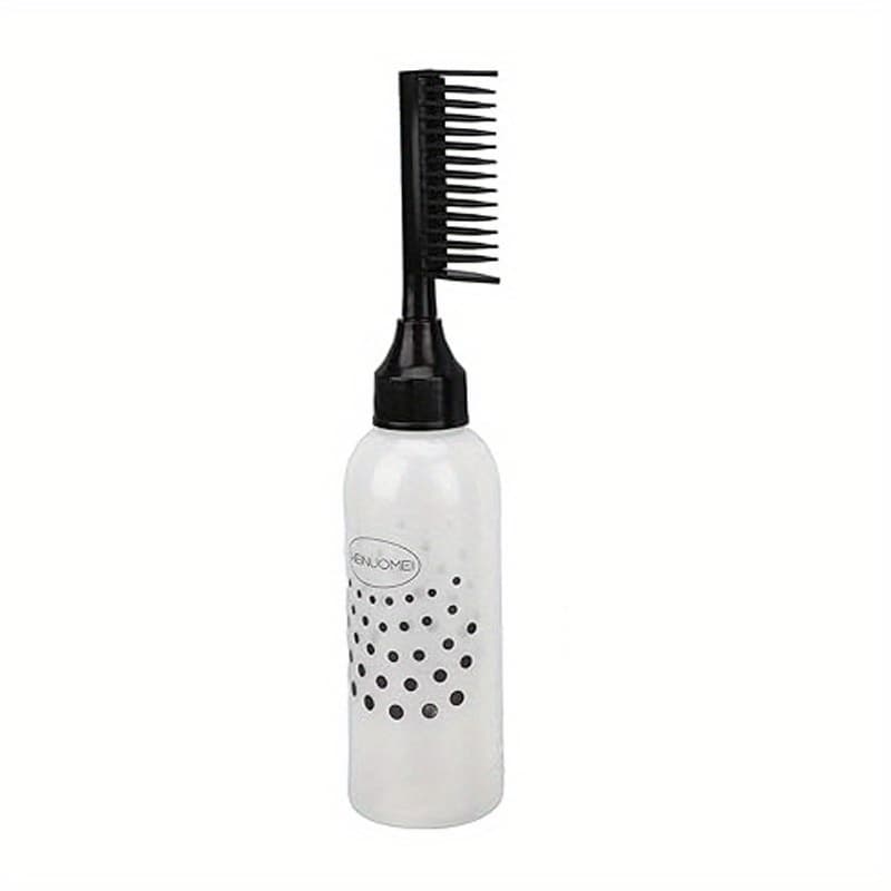TEMU 170ml Hair Dye Applicator Brush Bottles Oil Comb Hair Dye Bottle Dyeing Shampoo Bottle Applicator Hair Coloring Styling Tools