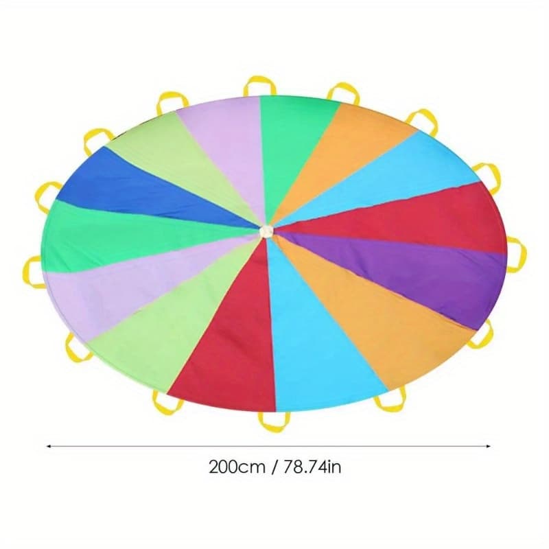TEMU 6-foot Parachute With Handles - Indoor And Equipment
