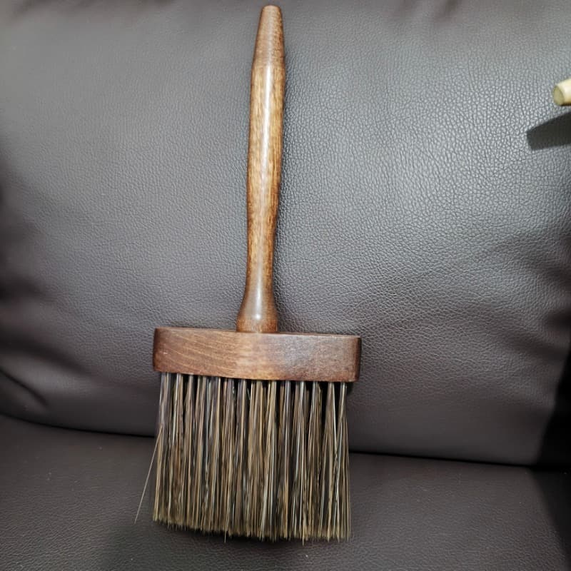 TEMU 1pc Cleaning Brush Air Conditioning Brush Laptop Keyboard Brush Coffee Brush Piano Brush Lengthened Wooden Handle Brush