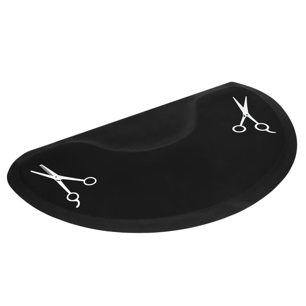 TEMU Omysalon 3 Ft. X 5 Ft. Salon Mats Designed For Hair Stylists, Featuring A 1/2'' Thick For Barbers, Ideal For Use Under Salon Chairs And In Barbershops For Hair Cutting And Hairdressing