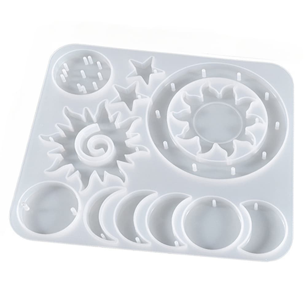 TEMU 1set Resin Mold Kit, Epoxy Resin Molds Craft Casting Diy Wind Chime