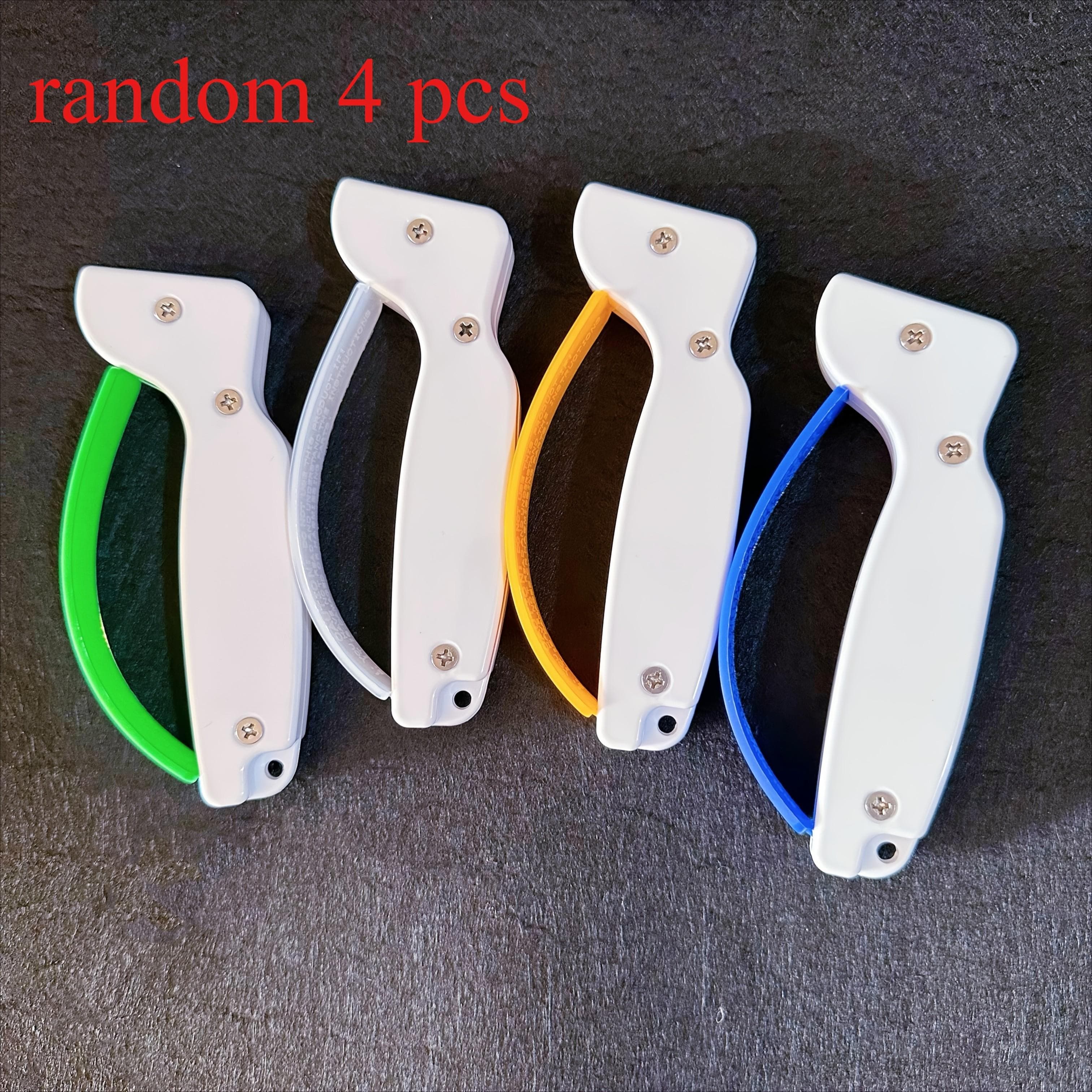 TEMU 1 Set/4pcs Random Color Advanced Steel Knife Sharpener | Restores And Repairs Pocket Knives, Serrated Knives, , And - No Electricity Needed