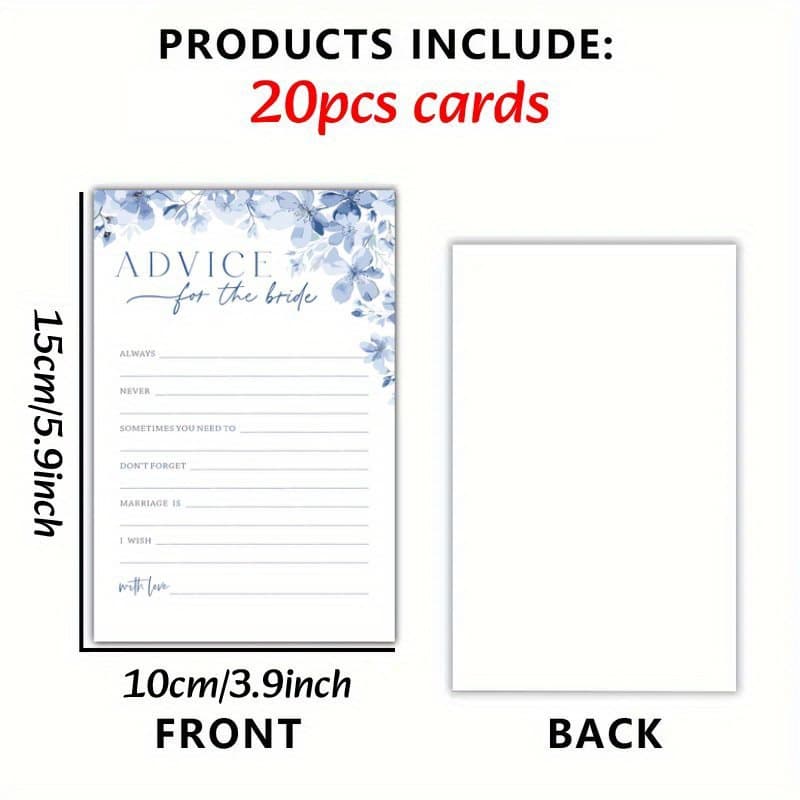 TEMU 20pcs Party Cards - And Wishes Graduate Games For Parties, Reunion Activity, Perfect For Decorations & Favors