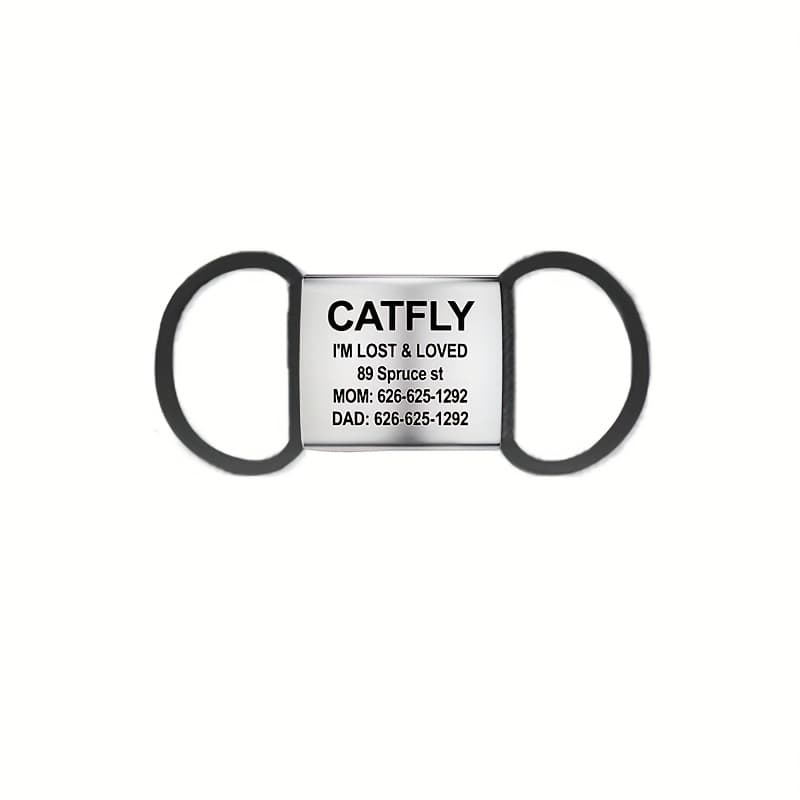 TEMU Stainless Tag, Custom Name Address Phone Number, Dog Anti-lost, 6 Models Optional, Silent Collar Additions