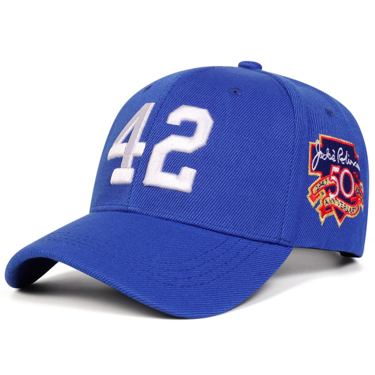 TEMU 1 Men's 42 Embroidered Five-panel Baseball Outdoor Adjustable Fashion Casual Hat Suitable For Spring And Autumn Travel Beach Party