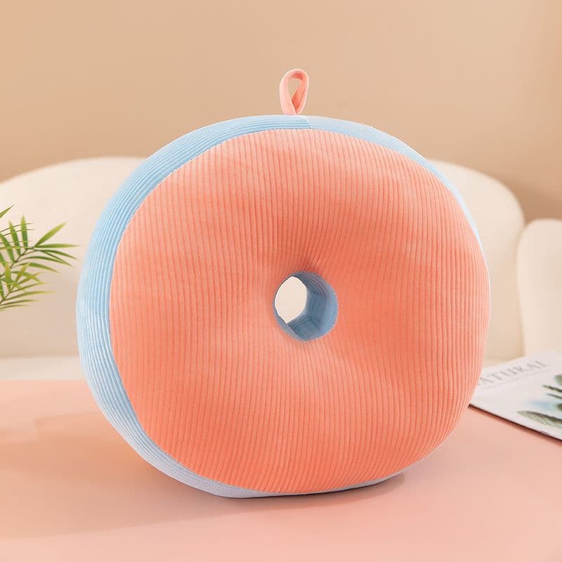 TEMU Donut-style Tatami Home Throw Pillow, Ins Nordic Style, Cute Macaroon Cushion, Armchair Pillow, Afternoon Nap Pillow, Gift