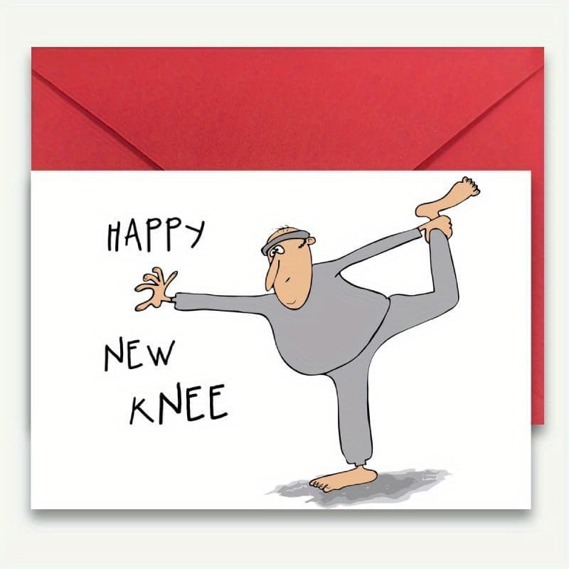 TEMU A Humorous Valentine's Day, Anniversary, And Greeting Card Suitable For Husband Or Boyfriend- Fun New Knee Celebration Greeting Card