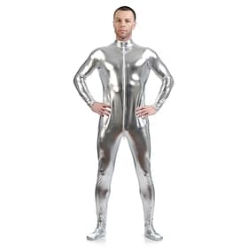 Costumes Zentai Brillants Costume de peau combinaison Costume de Carnaval Combinaison Intégrale Homme Femmes Sexe Couleur Unie Spandex Latex Costume pour Hallo
