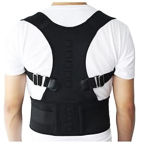 Men Women Adjustable Magnetic Posture Corrector Corset Back Brace Back Belt Lumbar Support Straight Corrector