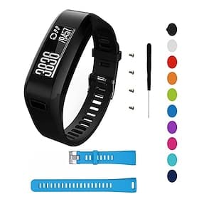 Bracelet de Montre pour Garmin Vivosmart HR Silicone Remplacement Sangle Respirable Bracelet Sport Bracelet