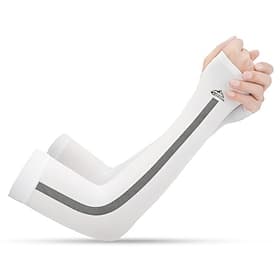 Manches de bras de refroidissement de protection solaire UV Bouclier de protection du bras de compression Manchettes Chauffe-bras Antidérapant UPF50 Résistant