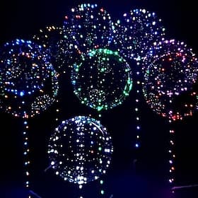 LED Balloon Luminous Party Wedding Supplies Dorm Party Decoration Transparent Bubble Decoration Birthday Wedding LED Balloons String Lights Gift
