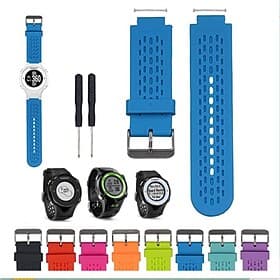Watch Band for Garmin Approach S4 / S2 Silicone Replacement Strap with Removal Tool Elastic Adjustable Sport Band Wristband