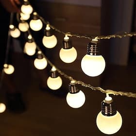 G50 Retro Bulb LED String Lights 3M 1.5M LED Bulb Light Battery or USB Operated Fairy String Light Wedding Family Party Holiday Home Decoration Lamp