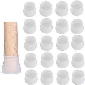 20pcs/Set Furniture Leg Protection Cover Table Feet Pad Floor Protector For Chair Floor Protection Anti-slip Table Leg
