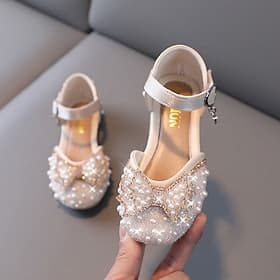 Fille Ballerines du quotidien Paillettes Chaussures habillées Lolita Gomme Polyuréthane Cosplay Chaussures habillées Grands enfants (7 ans et ) Petits enfants