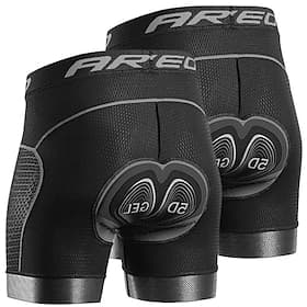 Homme Couleur Unie Sous-vêtements de cyclisme Vélo Shorts rembourrés / Chamois VTT Vélo tout terrain Cyclisme sur route Des sports Coussin 3D Cyclisme Séchage