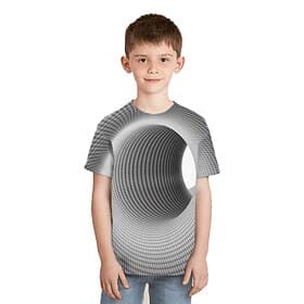 Jungen 3D 3D-Druck T-Shirt Kurzarm 3D-Druck Sommer Frühling Aktiv Sport Modisch kinderkleidung 3-12 Jahre Outdoor Täglich Innen Regular Fit
