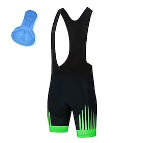 Herren Streifen Radsport-Radhose: Fahrradträgerhose 3D gepolsterte Shorts Fahhrad Trägerhose Mountainbike MTB Straßenradsport Sport 3D-Polster Radfahren Schnel