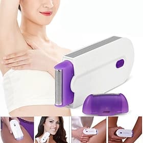 Rechargeable 2-in-1 Electric Shaver for Women, Cordless Epilator and Trimmer Kit for a Smooth, Painless Finish - Ideal for Face, Body, Legs, and Bikini Area Va