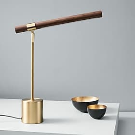 Lampada Da Tavolo In Legno, Lampada Da Comodino Moderna Lampada Da Comodino A Led Per Soggiorno Camera Da Letto Studio Scrivania Arredamento Luci Casa Lampada