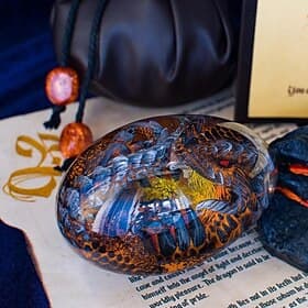 Dinosaur Egg Hot Lava Dragon Egg Resin Home Gift