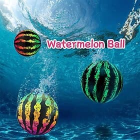 Swimming Children Adult Multiplayer Underwater Toys Creative Watermelon Bouncy Ball Simulation Watermelon Rubber Ball Pool Gam Christmas Gift