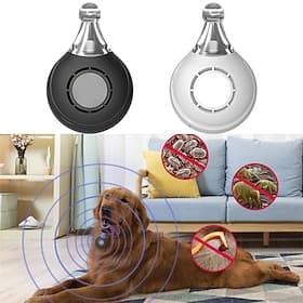 ultrasons insecte puces tiques poux répulsif fréquence intelligente fournitures pour animaux de compagnie dispositif anti-moustique 3.3x1.4x4.6cm pour chien