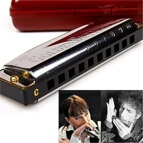 10-Loch Mundharmonika diatonisch Blues Harp Keys Mundharmonika für Blues Rock Country Folk Jazz