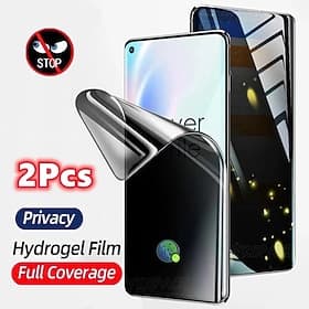 2 Stück Schutzfolie Für Samsung Galaxy S25 Ultra S25 Ultra Plus S24 Ultra Plus S23 S22 S21 S20 Plus Ultra Note 20 Ultra 10 Plus TPU-Hydrogel Datenschutz-Anti-S