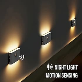 led nachtlichter bewegungssensor usb wiederaufladbare verbindung induktion drahtloses nachtlicht küchenschrank korridor nachtlampe für schlafzimmer haus treppe