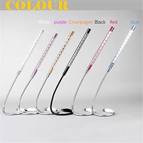 LED Desk Lamp DC 5V USB Mini 10 LEDs Metal Lamp for Reading Book Flexible Book Reading Lamp Night Light Notebook Laptop PC 1Pcs