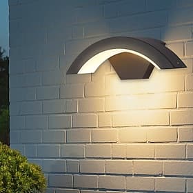 Matt Außenbereich LED Modern Außenwandleuchten Wohnzimmer Außenbereich Aluminium Wandleuchte IP65 85-265V 12/24 W
