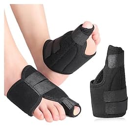 correcteur d'oignon séparateurs d'orteils d'oignon attelle orthopédique d'oignon pour le soulagement de la douleur du gros orteil et le redressement des ortei