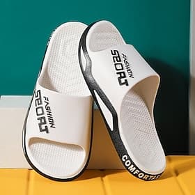 sandales à enfiler sportives pour hommes pantoufles confortables et légères à enfiler pour une tenue décontractée, au bord de la piscine ou à la plage – conce