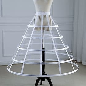 Élégant Années 1950 Cosplay Lolita Robe Jupe à cerceaux Crinoline Princesse Mariée Marie-Antoinette Princesse Déguisement Femmes Fille Halloween Carnaval Perfo