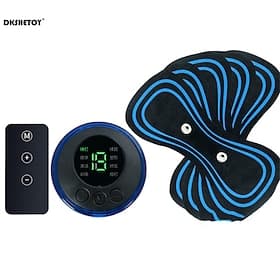 LCD Display EMS Neck Stretcher Electric Massager 8 Mode Cervical Massage Patch Pulse Muscle Stimulator Portable Relief Pain Valentine's Day Gift