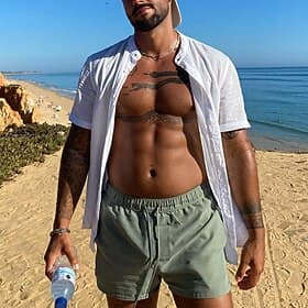 Homme Chemise Chemise en lin Chemise à col chinois Chemise à col mao Chemise d'été Chemise de Plage Uni Vacances Occasionnel Blanche Manche Courte Col grand-pè