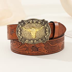 18th Century 17th Century State of Texas Waist Belt West Cowboy Ameirican Fancy Dress Men's Masquerade Performance Masquerade Adults' Belt