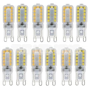 10pcs g9 ha condotto la luce dimmerabile lampadina 3w 5w smd 2835 faretto per lampadario di cristallo sostituire 20w 30w lampada alogena illuminazione ac 220v